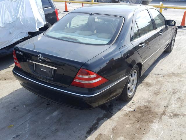 WDBNG75J0YA109333 - 2000 MERCEDES-BENZ S 500 BLACK photo 4