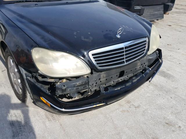 WDBNG75J0YA109333 - 2000 MERCEDES-BENZ S 500 BLACK photo 9