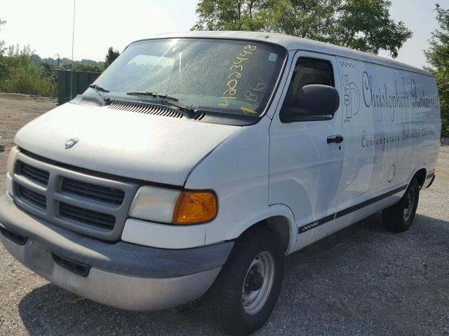 2B7HB11X8XK568049 - 1999 DODGE RAM VAN B1 WHITE photo 2