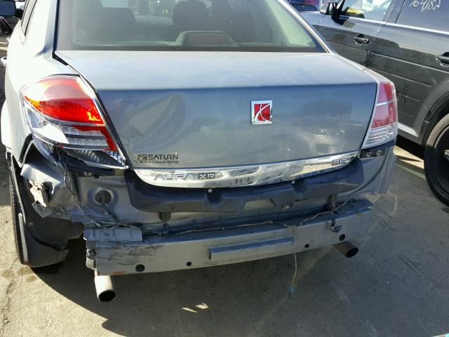 1G8ZV57707F275572 - 2007 SATURN AURA XR GRAY photo 9