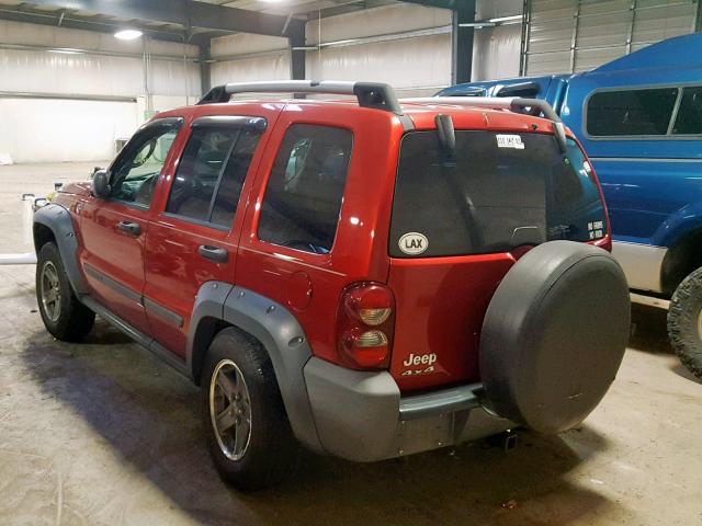 1J4GL38K66W293321 - 2006 JEEP LIBERTY RE RED photo 3