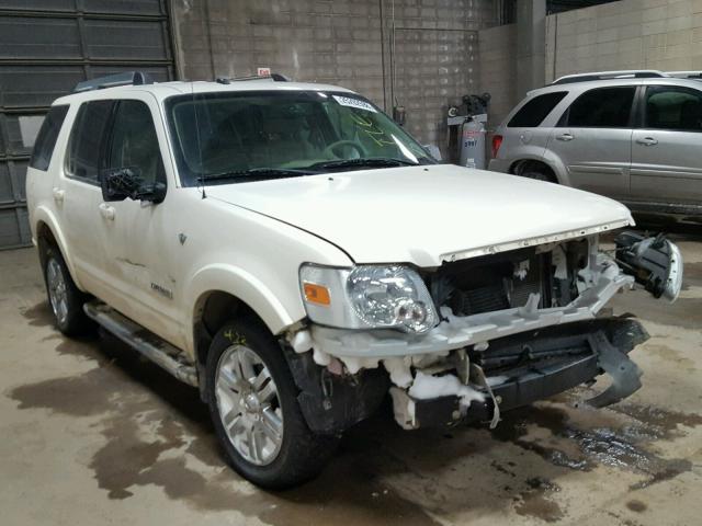 1FMEU75808UA21481 - 2008 FORD EXPLORER L WHITE photo 1