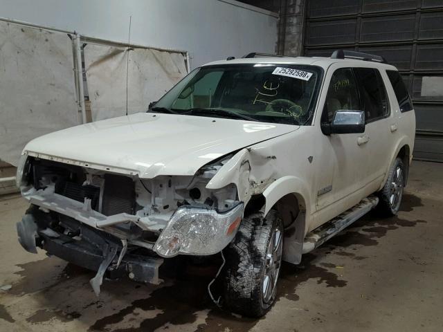 1FMEU75808UA21481 - 2008 FORD EXPLORER L WHITE photo 2