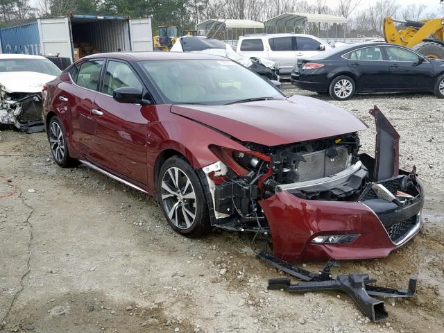 1N4AA6AP6HC432835 - 2017 NISSAN MAXIMA 3.5 MAROON photo 1