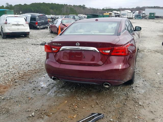 1N4AA6AP6HC432835 - 2017 NISSAN MAXIMA 3.5 MAROON photo 9