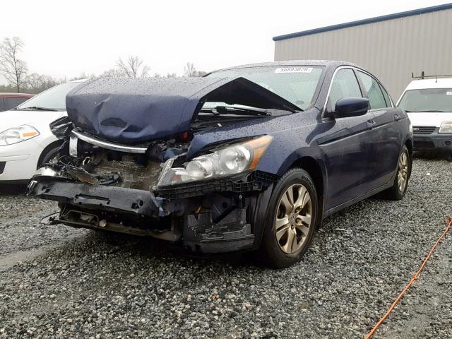 1HGCP2F47AA149243 - 2010 HONDA ACCORD LXP BLUE photo 2