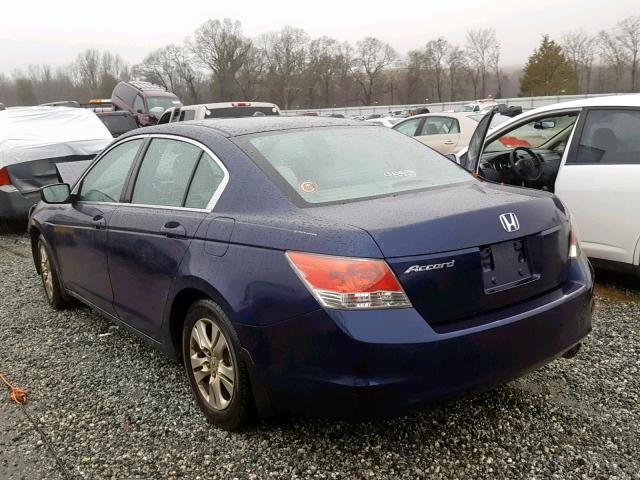 1HGCP2F47AA149243 - 2010 HONDA ACCORD LXP BLUE photo 3