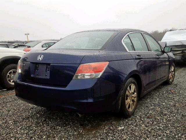 1HGCP2F47AA149243 - 2010 HONDA ACCORD LXP BLUE photo 4