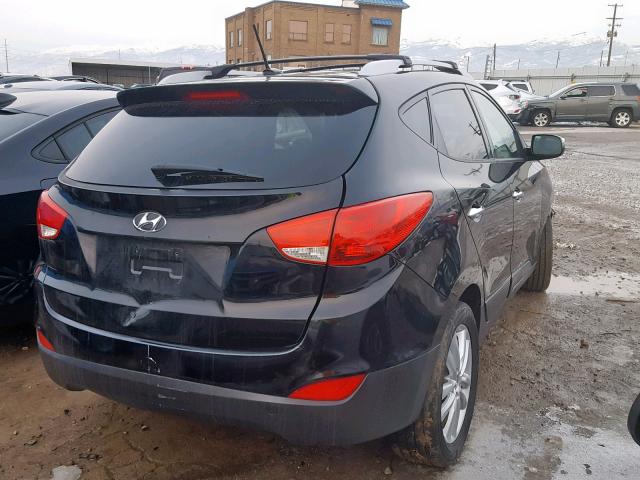 KM8JUCAC4CU486968 - 2012 HYUNDAI TUCSON GLS BLACK photo 4