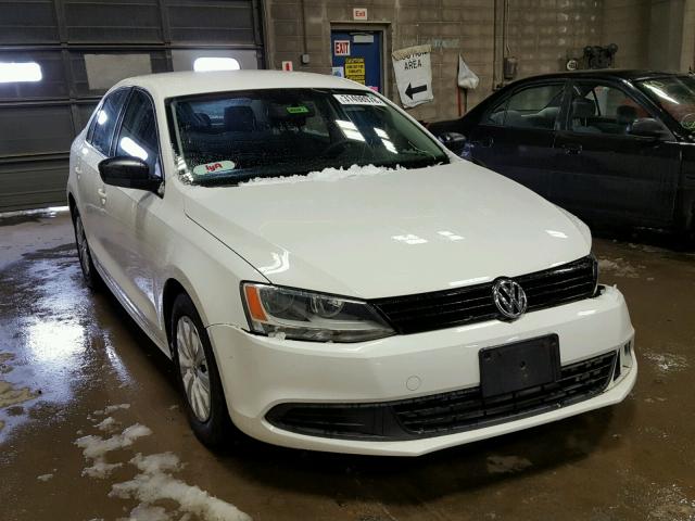 3VW2K7AJ2DM379389 - 2013 VOLKSWAGEN JETTA BASE Սպիտակ լուսանկար 1