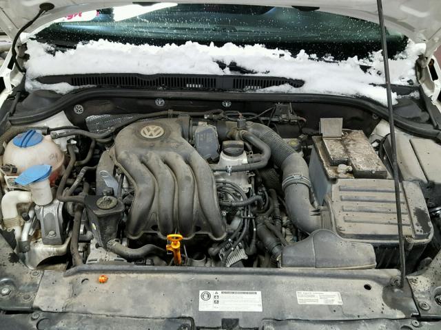 3VW2K7AJ2DM379389 - 2013 VOLKSWAGEN JETTA BASE Սպիտակ լուսանկար 7