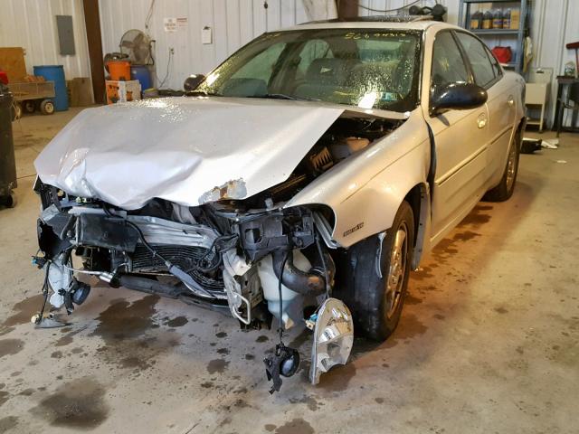 1G2NW52E24M664300 - 2004 PONTIAC GRAND AM G SILVER photo 2