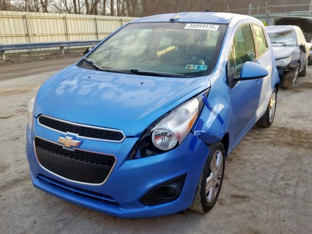 KL8CB6S90DC539947 - 2013 CHEVROLET SPARK LS BLUE photo 2