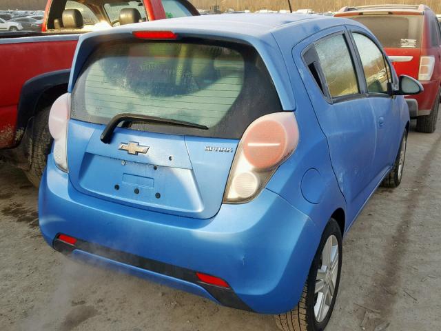 KL8CB6S90DC539947 - 2013 CHEVROLET SPARK LS BLUE photo 4