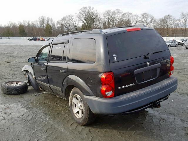 1D4HD38N66F175340 - 2006 DODGE DURANGO SX BLACK photo 3