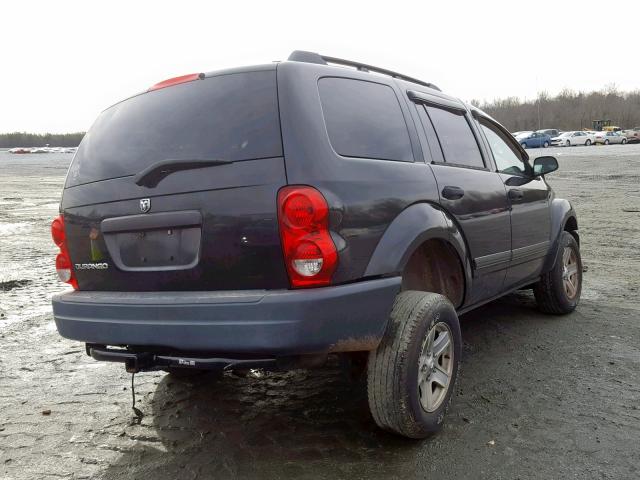 1D4HD38N66F175340 - 2006 DODGE DURANGO SX BLACK photo 4