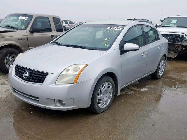 3N1AB61E08L693617 - 2008 NISSAN SENTRA 2.0 SILVER photo 2