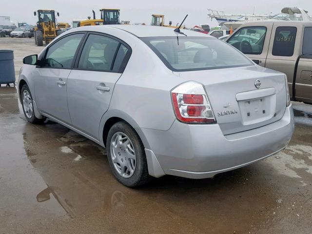 3N1AB61E08L693617 - 2008 NISSAN SENTRA 2.0 SILVER photo 3