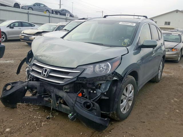 JHLRM3H76CC004655 - 2012 HONDA CR-V EXL  photo 2