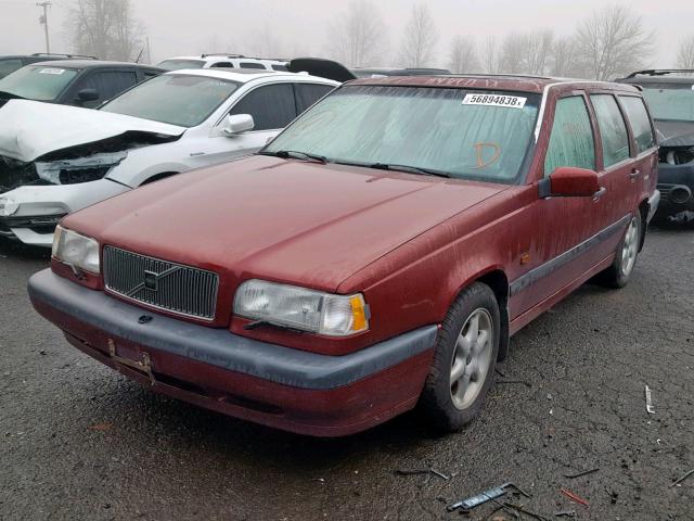 YV1LW554XT2231186 - 1996 VOLVO 850 BASE BURGUNDY photo 2