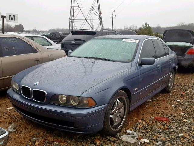 WBADT43422GY97134 - 2002 BMW 525 I AUTO BLUE photo 2