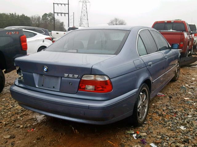 WBADT43422GY97134 - 2002 BMW 525 I AUTO BLUE photo 4