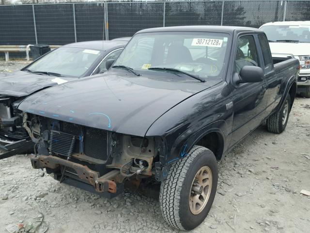 4F4YR46EX3TM13783 - 2003 MAZDA B4000 CAB BLACK photo 2