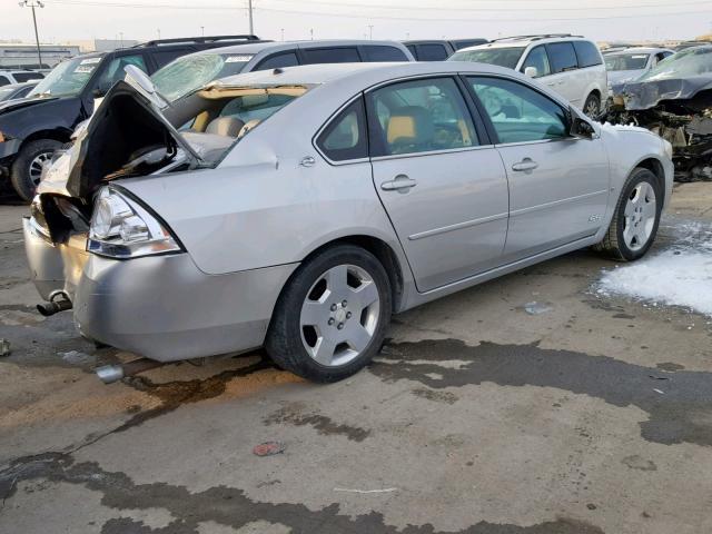 2G1WD58C069157657 - 2006 CHEVROLET IMPALA SUP ვერცხლისფერი ფოტო 4