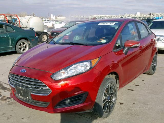 3FADP4BJ3GM127140 - 2016 FORD FIESTA SE RED photo 2