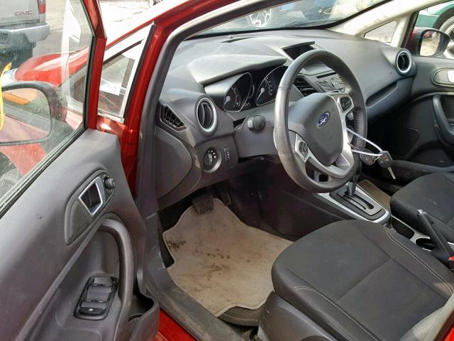 3FADP4BJ3GM127140 - 2016 FORD FIESTA SE RED photo 9