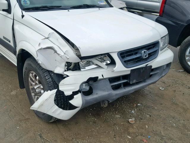 4S6CK58W8Y4403180 - 2000 HONDA PASSPORT E 白色 照片 9