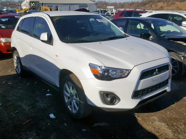 4A4AP3AU3EE005344 - 2014 MITSUBISHI OUTLANDER WHITE photo 1