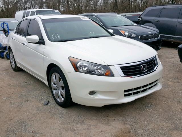 1HGCP3F83AA010154 - 2010 HONDA ACCORD EXL WHITE photo 1