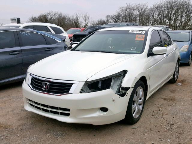 1HGCP3F83AA010154 - 2010 HONDA ACCORD EXL WHITE photo 2