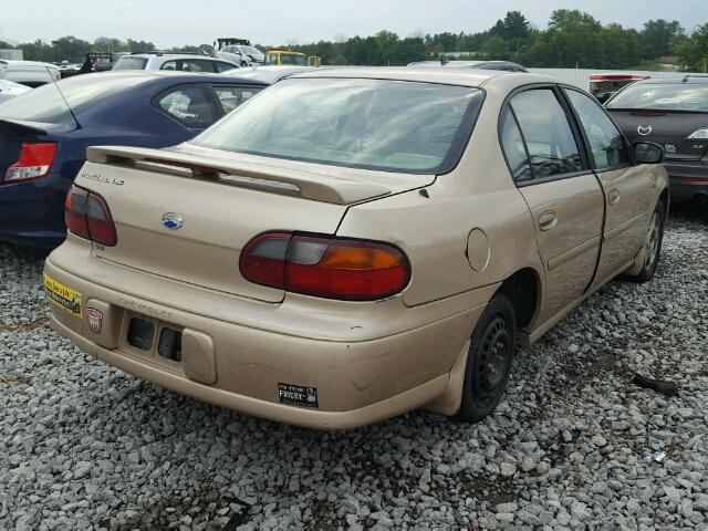 1G1NE52J52M727259 - 2002 CHEVROLET MALIBU LS 金色 照片 4