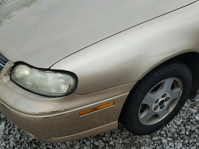 1G1NE52J52M727259 - 2002 CHEVROLET MALIBU LS 金色 照片 9