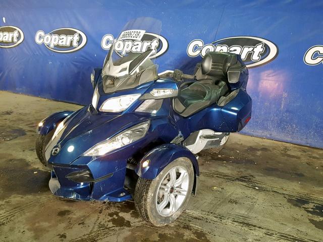 2BXJBKC15BV001448 - 2011 CAN-AM SPYDER ROA BLUE photo 2