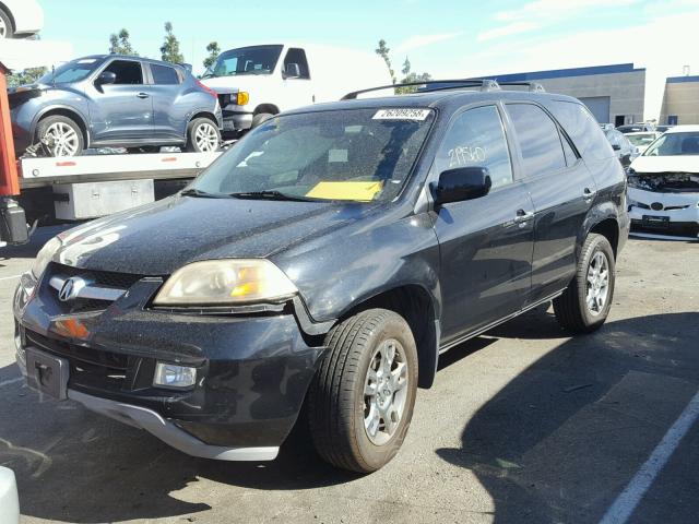 2HNYD18834H528697 - 2004 ACURA MDX TOURIN BLACK photo 2