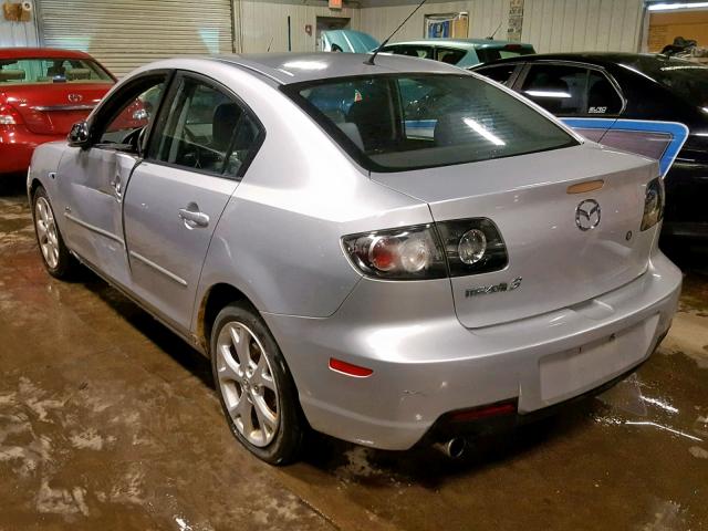 JM1BK323781820500 - 2008 MAZDA 3 S SILVER photo 3