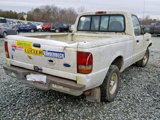 1FTCR10A7PUD44283 - 1993 FORD RANGER WHITE photo 4