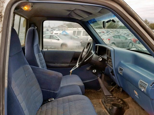 1FTCR10A7PUD44283 - 1993 FORD RANGER WHITE photo 5