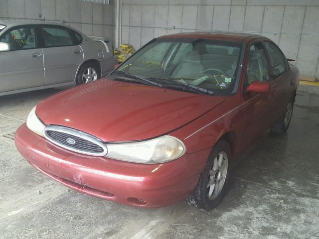 1FAFP6631XK218656 - 1999 FORD CONTOUR SE RED photo 2