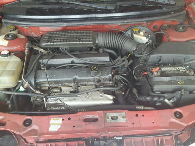 1FAFP6631XK218656 - 1999 FORD CONTOUR SE RED photo 7