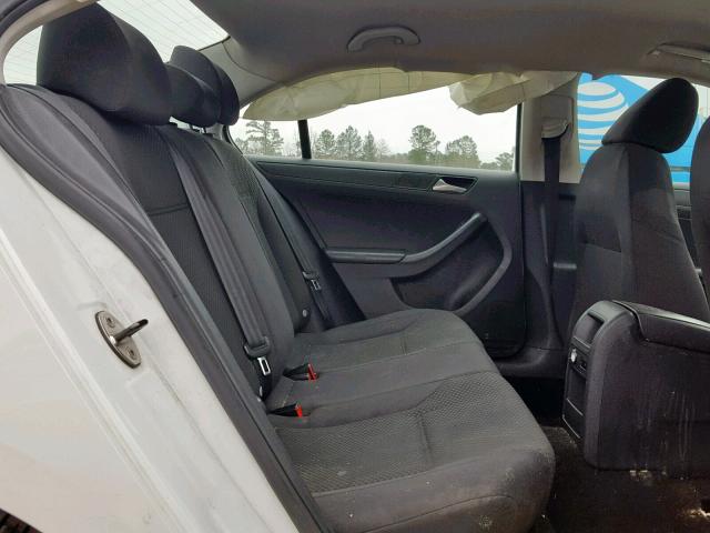 3VW2K7AJ9EM276388 - 2014 VOLKSWAGEN JETTA BASE Սպիտակ լուսանկար 6