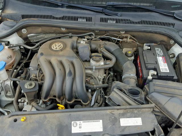 3VW2K7AJ9EM276388 - 2014 VOLKSWAGEN JETTA BASE Սպիտակ լուսանկար 7