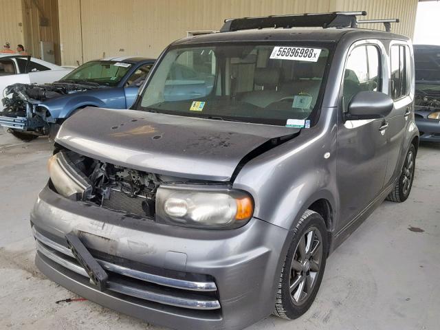 JN8AZ28R09T101242 - 2009 NISSAN CUBE BASE CHARCOAL photo 2