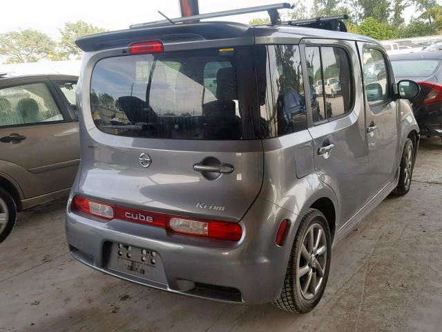 JN8AZ28R09T101242 - 2009 NISSAN CUBE BASE CHARCOAL photo 4