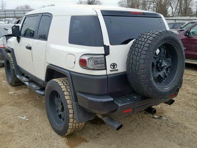 JTEBU4BF3AK086668 - 2010 TOYOTA FJ CRUISER WHITE photo 3