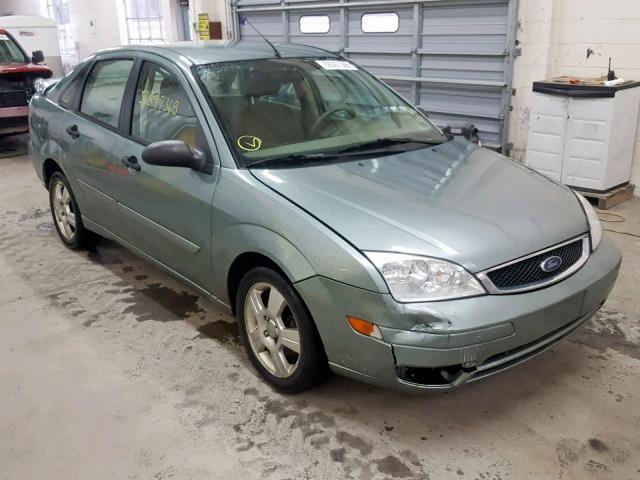 1FAFP34N95W174754 - 2005 FORD FOCUS ZX4 GREEN photo 1