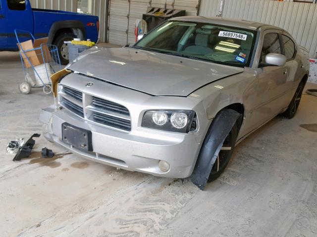 2B3CA3CV3AH227376 - 2010 DODGE CHARGER SX SILVER photo 2